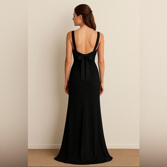BCBGMaxAzria Classic Black Maxi Dress - Picture 2 of 14